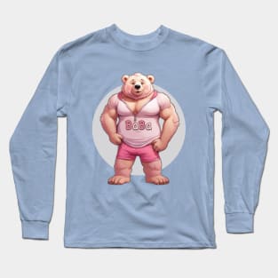 teddy pink bear Long Sleeve T-Shirt